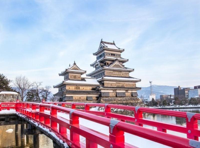 Lâu đài Matsumoto trong hành trình Nhật Bản