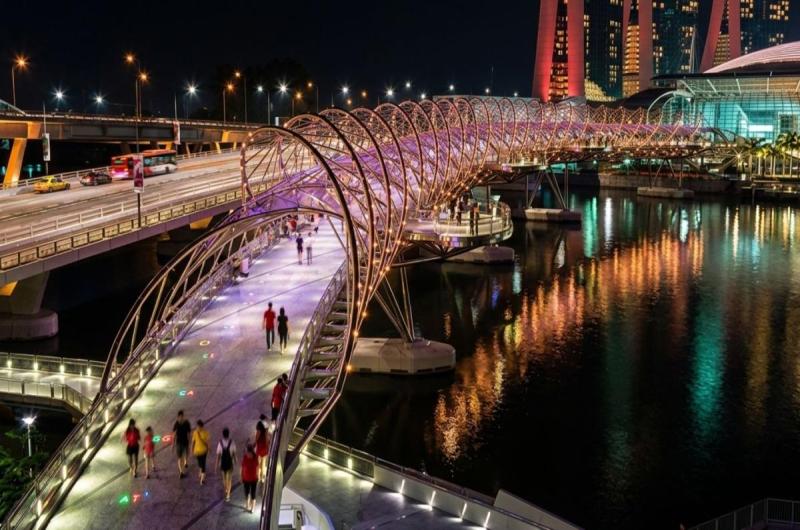 Cầu Helix Ở Singapore Có Gì Nổi Bật Trên Thế Giới?