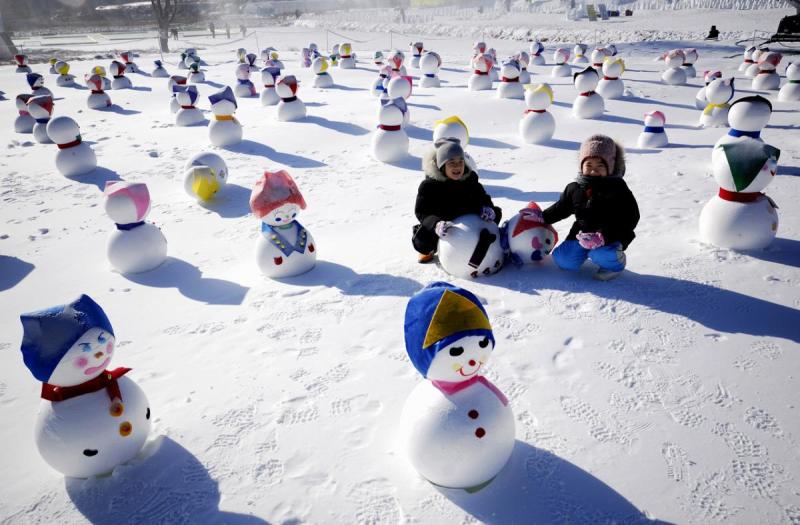 Lễ hội tuyết tại Taebaeksan Snow Festival