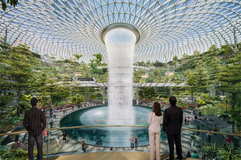 Khu phức hợp sân bay tuyệt đẹp Jewel tại sân bay quốc tế Changi, Singapore | DoanhnhanPlus.vn