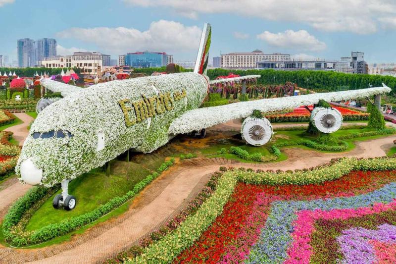 Vườn Hoa Lớn Nhất Ở Dubai