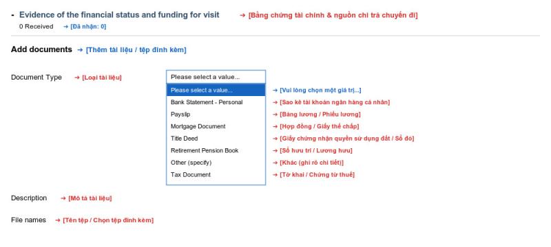 Các loại giấy tờ chứng minh tài chính: sao kê, bảng lương, sổ đỏ, chứng từ thuế