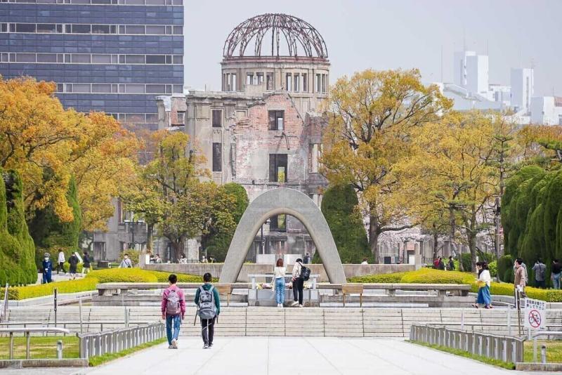 Công viên Tưởng niệm hòa bình tại Hiroshima - Hoàng Việt Travel