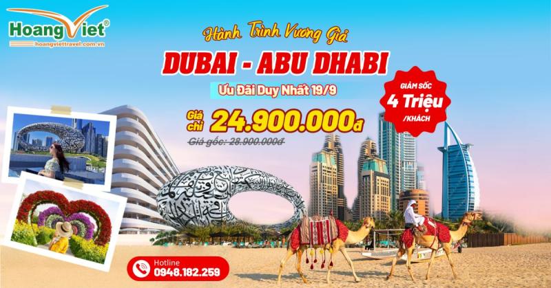 tour dubai trọn gói từ Hà Nội - hoàng việt travel