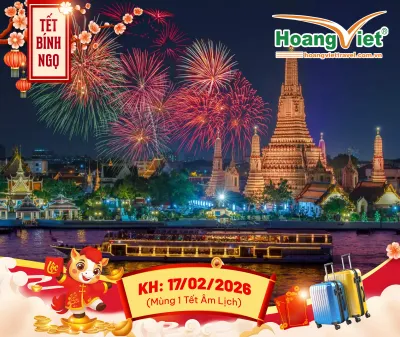 DU LỊCH THÁI LAN TẾT NGUYÊN ĐÁN 2026  HÀ NỘI - BANGKOK – PATTAYA- JOMTIEN –  VƯỜN NONG NOOCH - BAIYOKE SKY - HÀ NỘI BAY THAI AIR ASIA (BAY TỐI) 