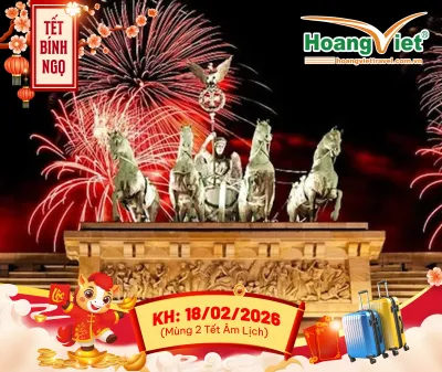 HÀNH TRÌNH ĐÔNG ÂU 2026  ĐỨC - SÉC – ÁO SLOVAKIA – HUNGARY BAY EMIRATES - QATAR - TURKISH 