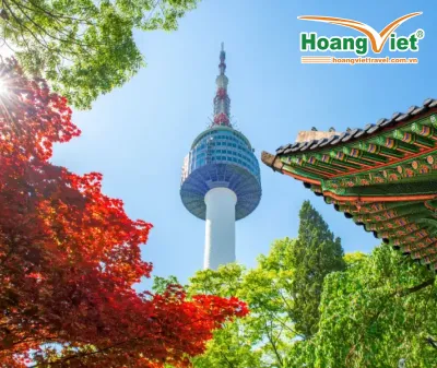 Tour Du Lịch Hàn Quốc Mùa Thu Từ Hà Nội: Seoul – Nami – Everland – Thư Viện Sách – Hái Táo Bay Vietnam Airlines