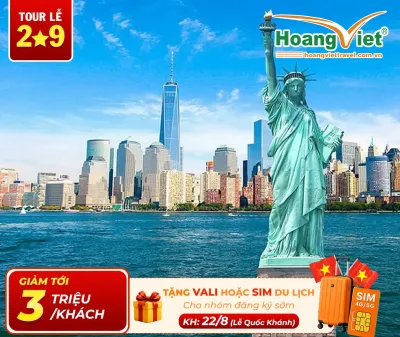 Tour Du Lịch Mỹ Liên Tuyến Tây Đông: Khám Phá Mùa Hè Xứ Cờ Hoa (12 Ngày 11 Đêm)