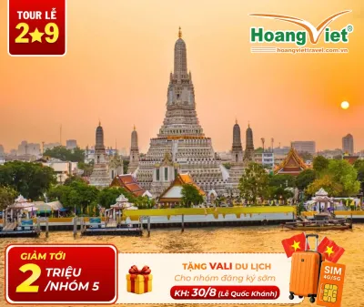 Tour Du Lịch Thái Lan 5 Ngày 4 Đêm: Bangkok – Pattaya – Đảo Coral – Show Alcazar – Baiyoke Sky Bay Vietnam Airlines