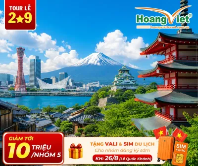 Tour Nhật Bản 5 Ngày 4 Đêm Giá Rẻ: Shizuoka – Núi Phú Sĩ – Tokyo Bay Vietjet Air