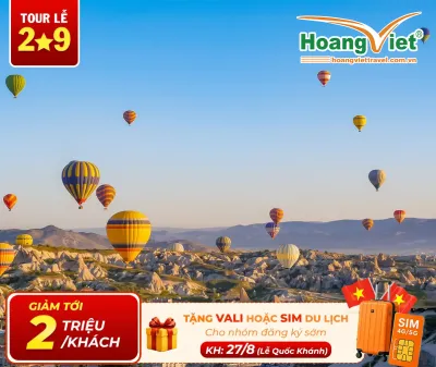  Tour Thổ Nhĩ Kỳ 9N8Đ: Istanbul – Canakkale – Kusadasi – Izmir – Pamukkale – Cappadocia Bay Turkish Airlines