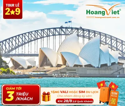TRẢI NGHIỆM NƯỚC ÚC VỚI  CUNG ĐƯỜNG TOUR ĐỘC ĐÁO BAY VIETNAM AIRLINES 