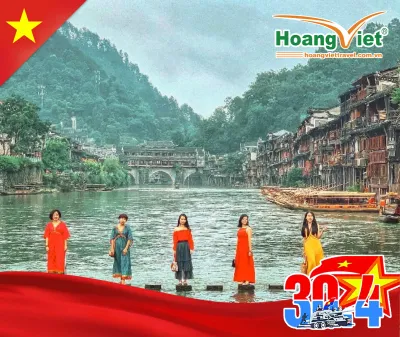 TRƯƠNG GIA GIỚI - PHƯỢNG HOÀNG CỔ TRẤN – THIÊN TỬ SƠN – HỒ BẢO PHONG BAY CHARTER VIETJET AIR