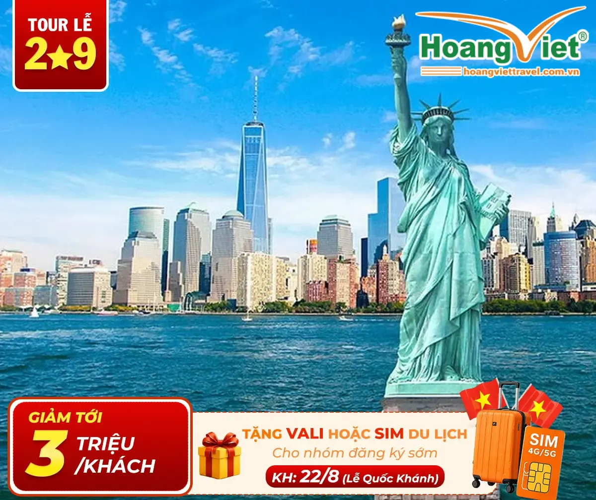 Tour Du Lịch Mỹ Liên Tuyến Tây Đông