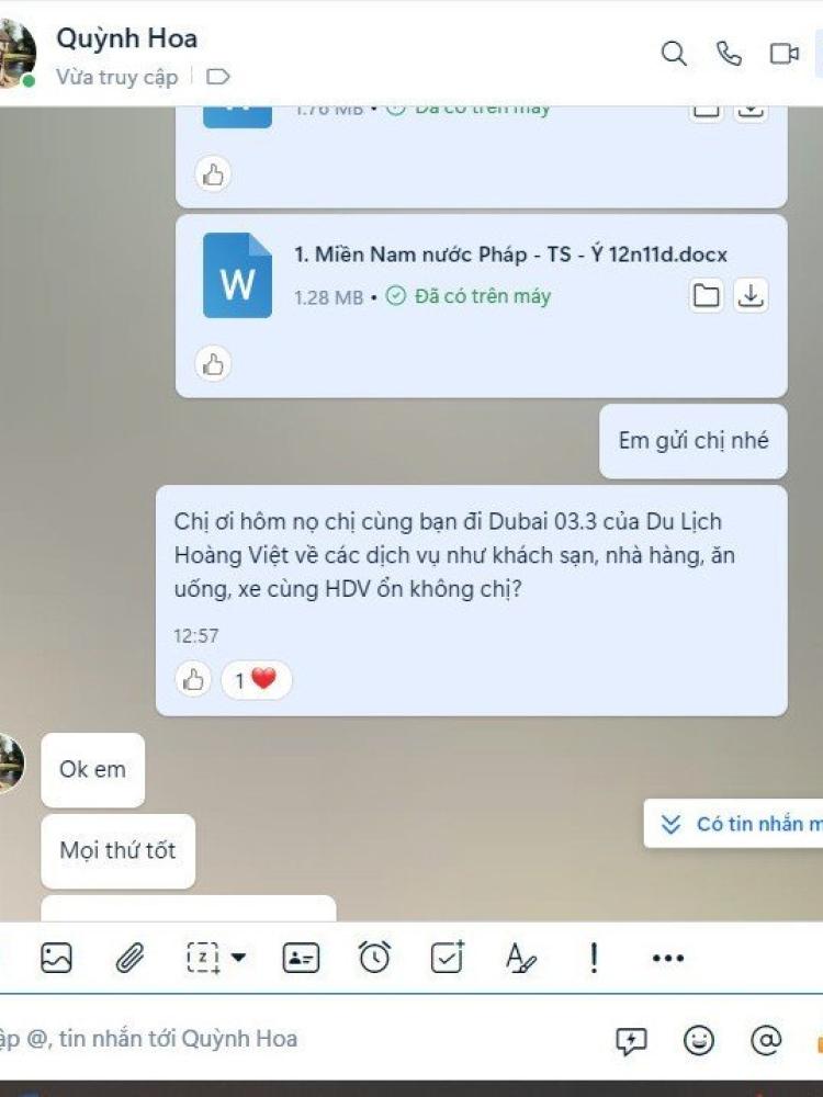Cảm nhận của khách đi Dubai 3.3.2023