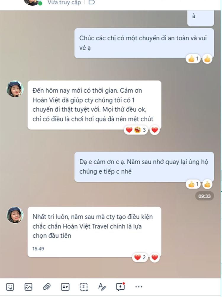 Cảm nhận khách hàng - đoàn khách Thái Lan 2024 ngày 15/5 - 19/5/2024 Cảm nhận khách hàng - đoàn khách Thái Lan 2024 ngày 15/5 - 19/5/2024