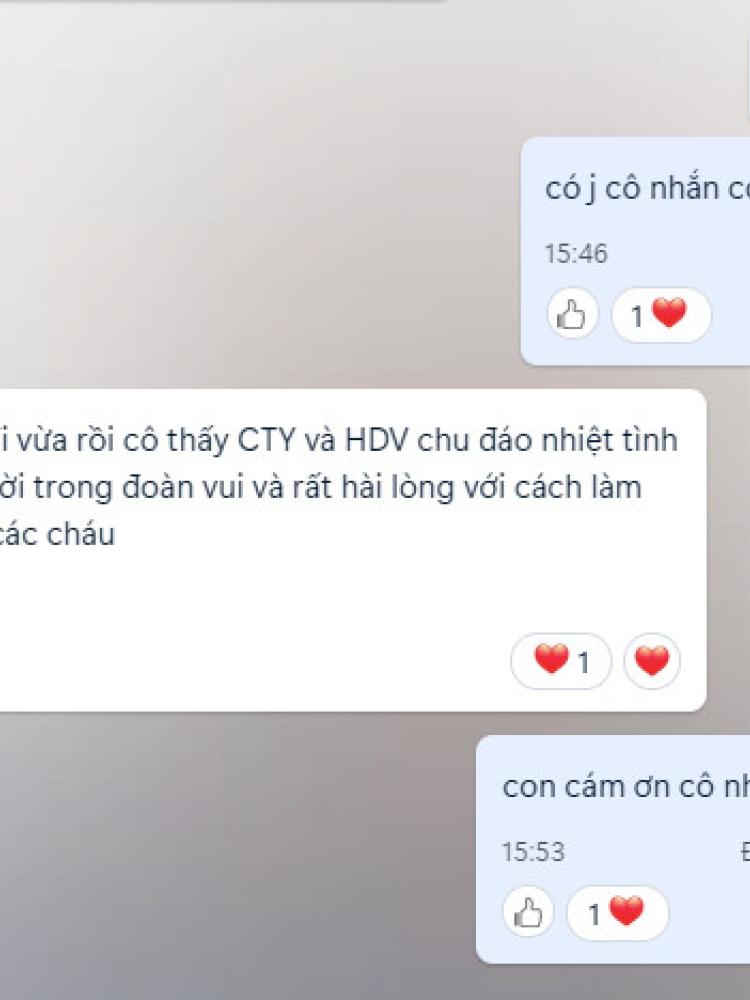 Cảm nhận của khách hàng đi Đài Loan 24/11/2022