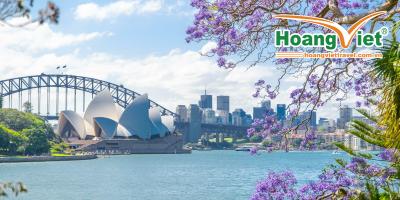 du lịch Úc mùa phượng tím - hoàng việt travel