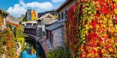 Cảnh Cổ Bắc Thủy Trấn trong tour Bắc Kinh 4 ngày 4 đêm