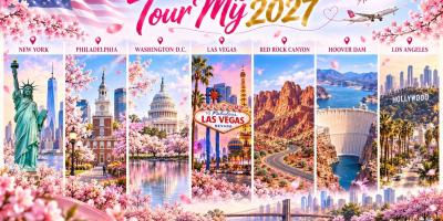 Tour Đông Tây Mỹ 10 ngày 9 đêm mùa hoa anh đào 2027 Tour Đông Tây Mỹ 10 ngày 9 đêm mùa hoa anh đào 2027