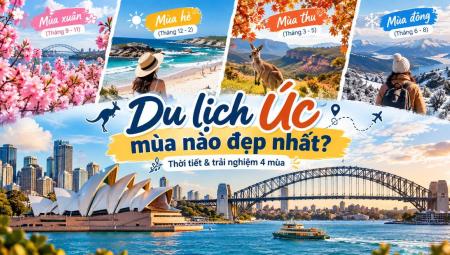 Du lịch Úc mùa nào đẹp nhất? Thời tiết & trải nghiệm 4 mùa