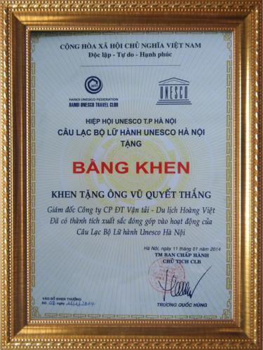 CLB lữ hành UNESCO Hà Nội