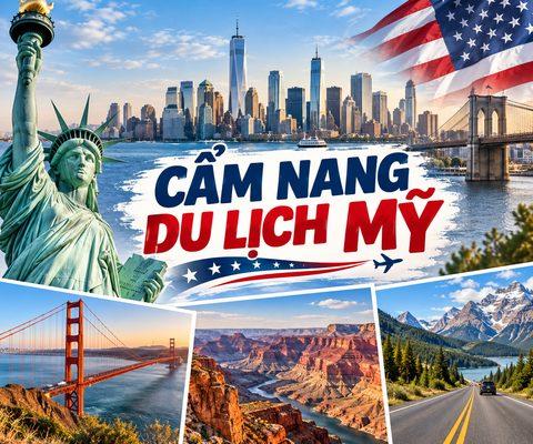 Tượng Nữ thần Tự do, đường chân trời New York, Cầu Cổng Vàng, hẻm núi Grand Canyon cùng cung đường đồi núi nước Mỹ