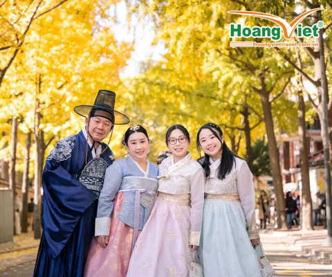 du lịch hàn quốc mùa thu nên mặc gì - hoàng việt travel