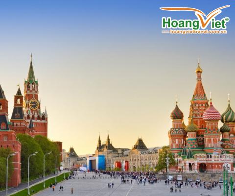 Du Lịch Nga: Hà Nội - Moscow - St.Peterburg 7 Ngày Bay Vietnam Airlines giá chỉ 38.900.000 triệu