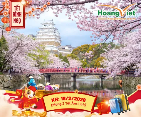 CHƯƠNG TRÌNH ĐÓN TẾT TẠI NHẬT BẢN HÀ NỘI – OSAKA – KYOTO – LÀNG CỔ SHIRAKAWAGO – TAKAYAMA – NÚI PHÚ SĨ – TOKYO – NGẮM HOA ANH ĐÀO NỞ SỚM – HÀ NỘI BAY VIETNAM AIRLINES 