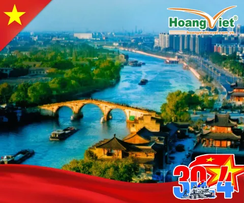 CHƯƠNG TRÌNH DU LỊCH GIANG NAM - THỦY HƯƠNG: THƯỢNG HẢI – Ô TRẤN - HÀNG CHÂU  BAY VIETJET AIR 