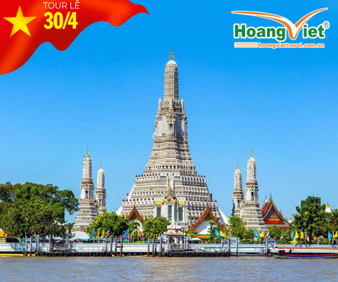 CHƯƠNG TRÌNH DU LỊCH THÁI LAN 5 NGÀY 4 ĐÊM BAY VIETJET AIR BAY CHIỀU- TỐI