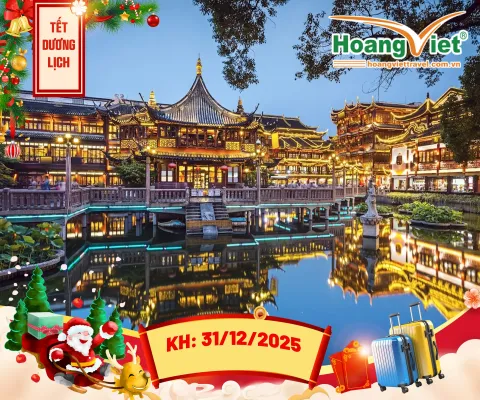 CHƯƠNG TRÌNH THAM QUAN: THƯỢNG HẢI – FREEDAY – TÂY Ô TRẤN – HÀNG CHÂU BAY AIR CHINA 