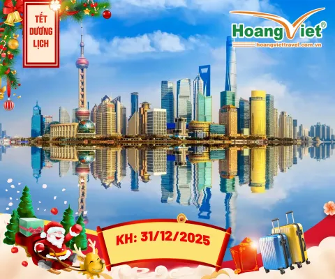 CHƯƠNG TRÌNH  THƯỢNG HẢI –  FREEDAY - Ô TRẤN BAY CHINA EASTERN AIRLINES( NO SHOPPING)  