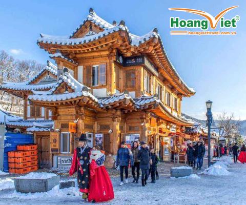 ĐÓN XUÂN 2024 TẠI XỨ SỞ KIM CHI: SEOUL - TRƯỢT TUYẾT ELYSIAN - LOTTE WORLD - LÀNG CỔ HANOK BUKCHON BAY VIETNAM AIRLINES