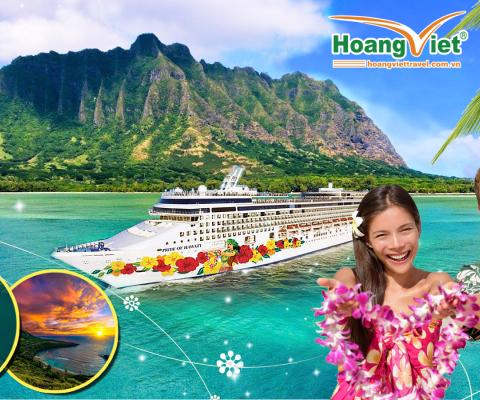 DU LỊCH HAWAII – HONOLULU –  POLYNESIAN CULTURAL CENTER – NORTH SHORE