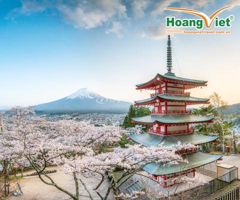   DU LỊCH NHẬT BẢN HOA ANH ĐÀO SỚM 2024: Tokyo – Phú Sĩ – Nagoya – Kyoto – Osaka bay Vietnam Airlines