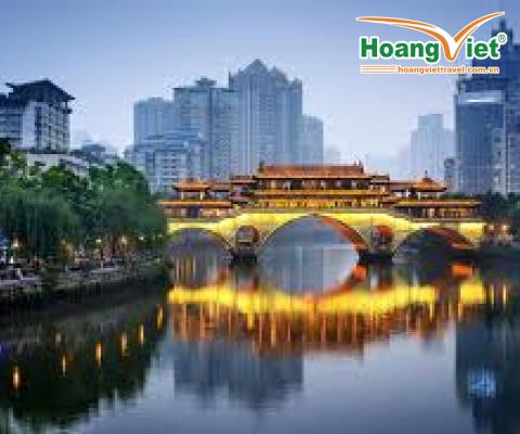 HÀ NỘI - CỬU TRẠI CÂU - Cao tốc 2 chiều -  LẠC SƠN ĐẠI PHẬT - CÔNG VIÊN HOA ĐÀO TỨ XUYÊN AIRLINE 