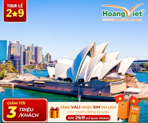 HÀ NỘI – MELBOURNE - CANBERRA– SYDNEY - HÀ NỘI (CUNG ĐƯỜNG KIM CƯƠNG ÚC) BAY VIETNAM AIRLINES