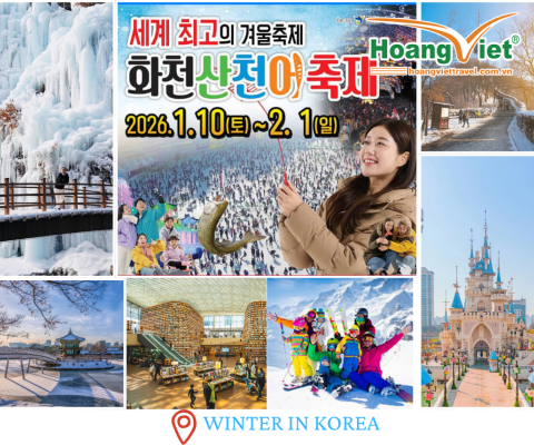 HÀ NỘI - SEOUL – THUNG LŨNG EOBI- CÂU CÁ TRÊN BĂNG LOTTE WORLD-TRƯỢT TUYẾT ELYSIAN- THƯ VIỆN SÁCH - NO SHOPPING