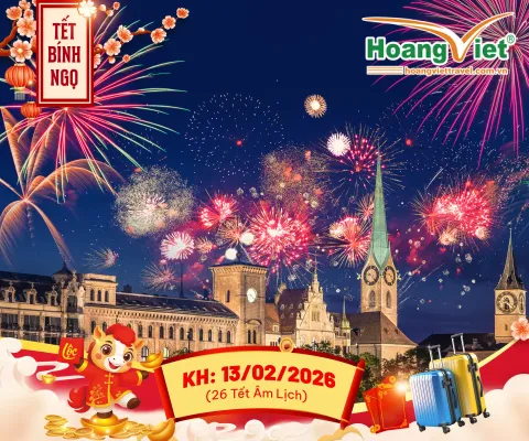 HÀNH TRÌNH TÂY ÂU TẾT 2026 PHÁP – BỈ – HÀ LAN THỤY SĨ – ĐỨC