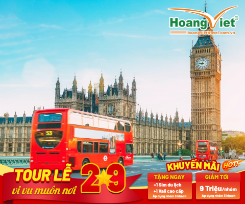 HUYỀN THOẠI XỨ SỞ SƯƠNG MÙ ENGLAND – SCOTLAND – WALES 2025 BAY QATAR AIRWAYS 5 SAO 