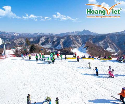 KHÁM PHÁ MÙA ĐÔNG TUYẾT TRẮNG TẠI XỨ SỞ KIM CHI 2024:SEOUL- NAMI- LOTTE WORLD-TRƯỢT TUYẾT ELYSIAN JEJU AIR 