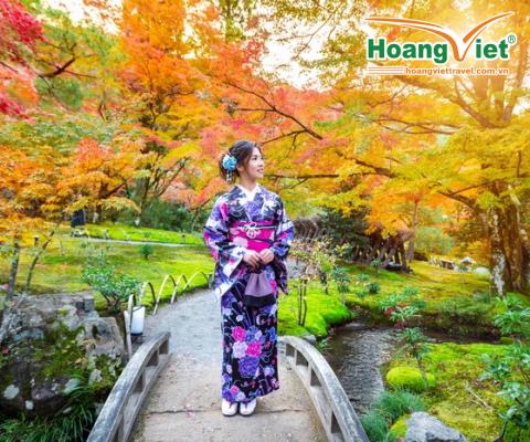 KHÁM PHÁ MÙA THU NHẬT BẢN  HÀ NỘI – OSAKA – KOBE – KYOTO – NÚI PHÚ SĨ – TOKYO BAY VIETJET AIR 