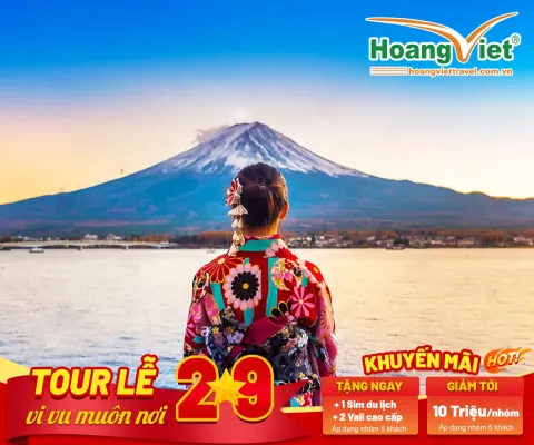 KHÁM PHÁ NHẬT BẢN MÙA HÈ: OSAKA – KOBE – KYOTO – NÚI PHÚ SĨ – TOKYO BAY VIETNAM AIRLINES 