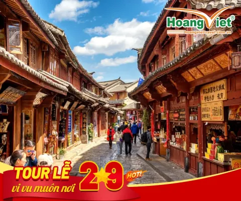KHÁM PHÁ VÂN NAM PHONG HOA HÀ NỘI - ĐẠI LÝ - LỆ GIANG - SHANGRILA BAY CHARTER BAMBOO