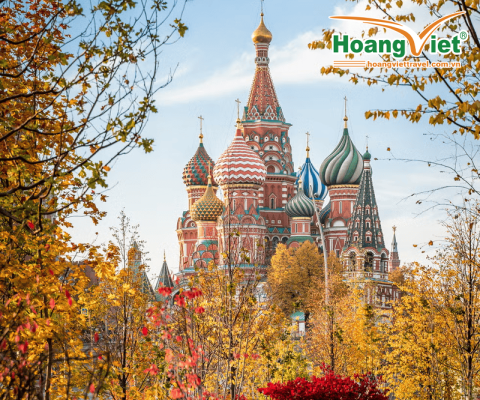 Tour Nga Mùa Thu 9N8D Từ Hà Nội | Moscow - St.Petersburg
