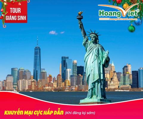 TẬN HƯỞNG KHÔNG KHÍ GIÁNG SINH TẠI NEW YORK   ĐÓN NĂM MỚI 2025 TẠI LOS ANGELES KHÁM PHÁ THIÊN NHIÊN HÙNG VĨ CỦA HOA KỲ  BAY EVA AIRLINES 5* 