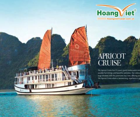 TOUR DU LỊCH HẠ LONG 2 NGÀY 1 ĐÊM CÙNG DU  THUYỀN APRICOT NĂM 2018