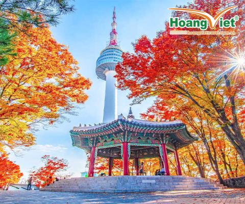 Tour Du Lịch Hàn Quốc Mùa thu 5 Ngày 4 Đêm: Seoul – Nami – Everland – Painter Show Bay Vietjet Air